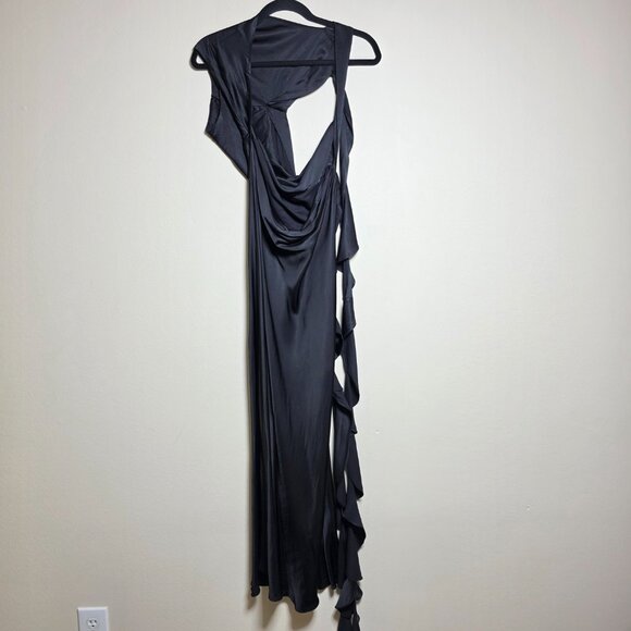 Shona Joy Agnes Draped Ruffle Maxi Dress Size 6 MSRP $360 - Picture 5 of 14